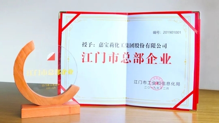 嘉寶莉獲評江門市總部企業(yè)，知識產權戰(zhàn)略再添政策東風